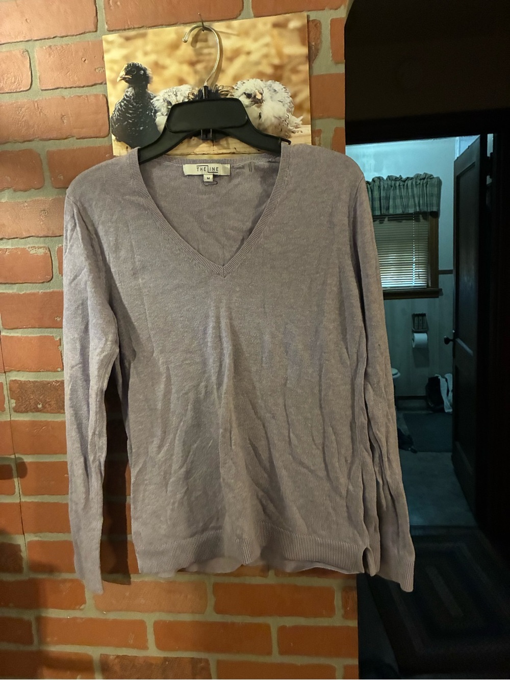 The Line by K Lavender V-Neck Sweater
